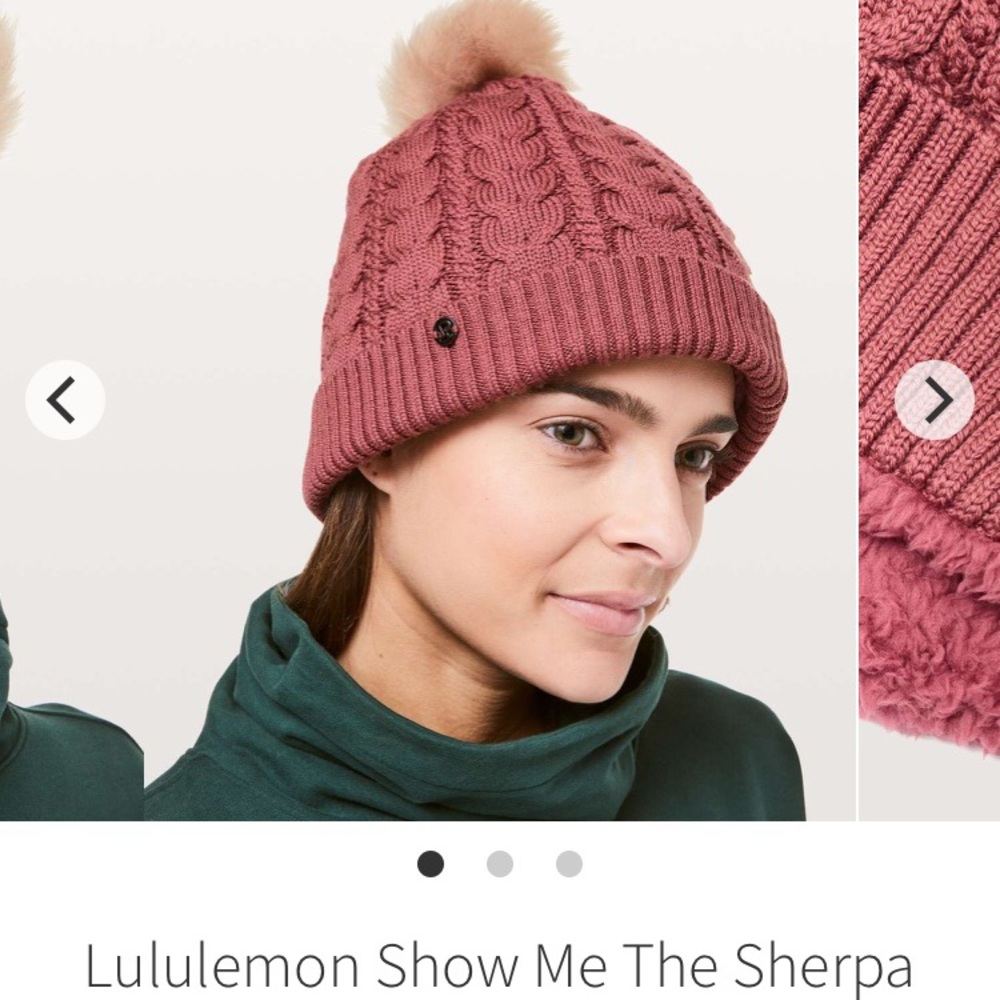 ISO lululemon show me the Sherpa beanie